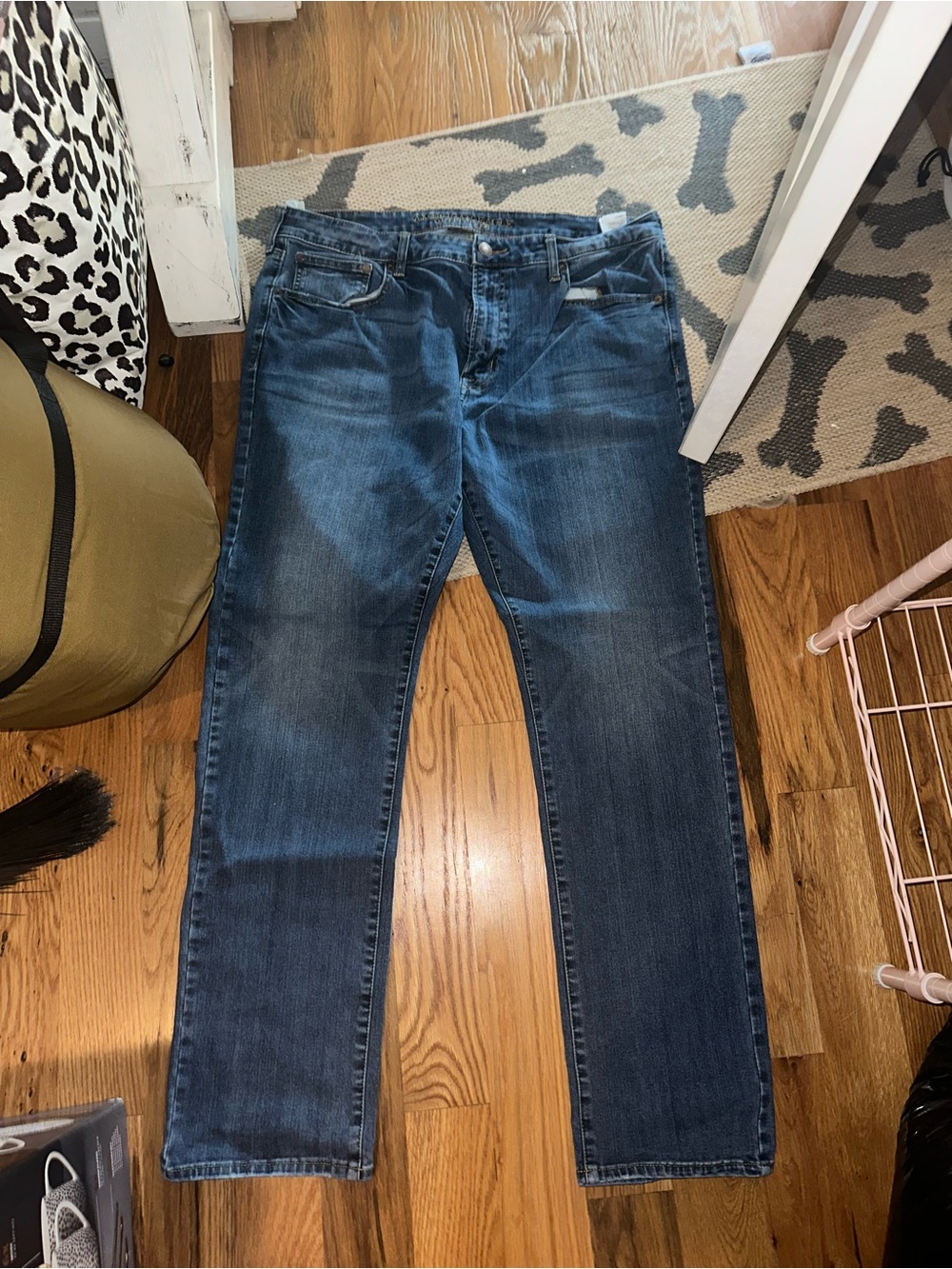 American Eagle Outfitters Straight Leg Blue Jeans